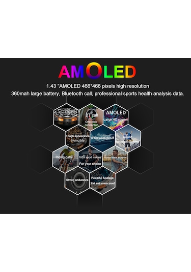 Geeksen Ak59 Akıllı Bileklik Spor Saati 1.43" Amloed Dokunmatik Ekranlı Fitness Takip C Akıllı Saat (İthalatçı Garantili) Geeksen Ak59 Akıllı Bileklik Spor Saati 1.43" Amloed Dokunmatik Ekranlı Fitness Takip C Akıllı Saat (İthalatçı Garantili)