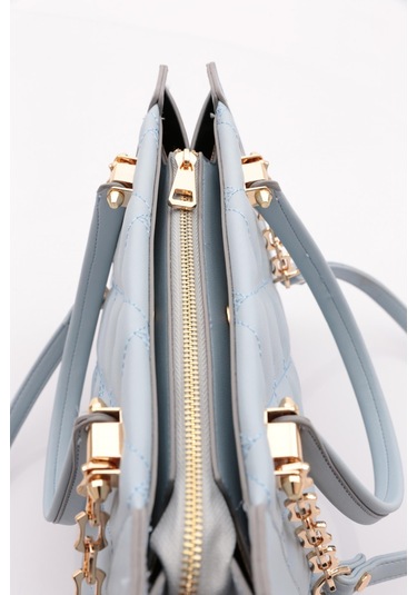 Dgn 657 Kadin Zincirli Çanta 657-2326-R1161 Mavi