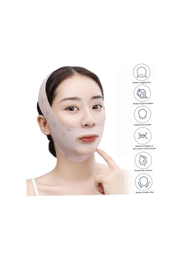 Qingmipy Çene Hattını Belirleyen Yüz Sıkılaştırıcı Maske, Esnek Yapı Ve Cilt Gerdirme Özelliği İle Çift Çene Azaltıcı
