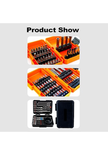 27 Parça Matkap Ucu Seti Darbeli Sürücü Uçları Ve Vidalama