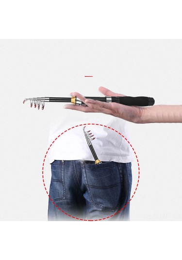 Geeroyoo 1.7m Cam Çelik Olta: Eva El Takımı, Anti Kayma, Sağlam Tekerlek Kolu - Deniz Ve Lure Olta İçin Uygun