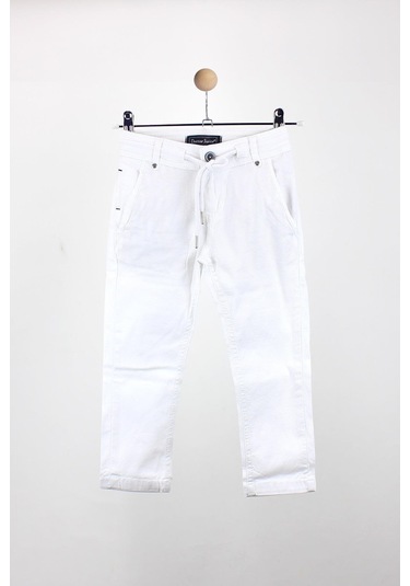 Doctor Junior Erkek Çocuk Regular Fit Jogger Pantolon Beyaz