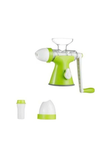 Fastbuy El İle Sıkılan Yeşil Limon Suyu Sıkacağı Şeffaf Kapaklı Çok Fonksiyonlu El Değirmeni Dayanıklı Plastik Evde Taze Meyv Yeşil