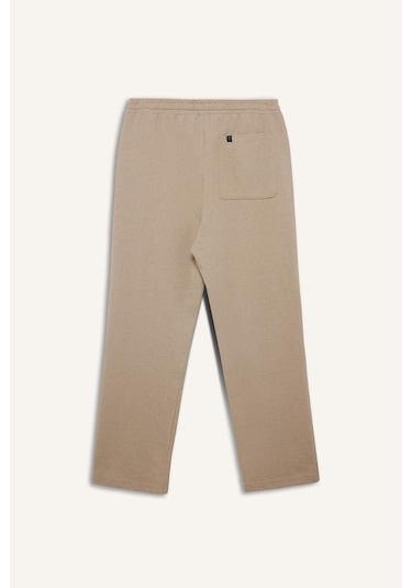 DeFacto Beli Bağcıklı Wide Leg Geniş Paça Eşofman Altı E5212AX25SMBG170