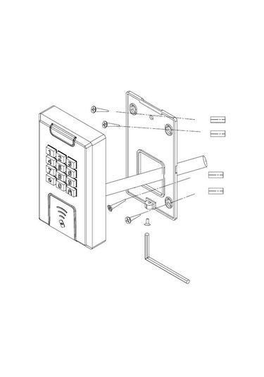 Marelli Paslanmaz Su Geçirmez Kart Ve Şifreli Geçiş Giriş Sistemi