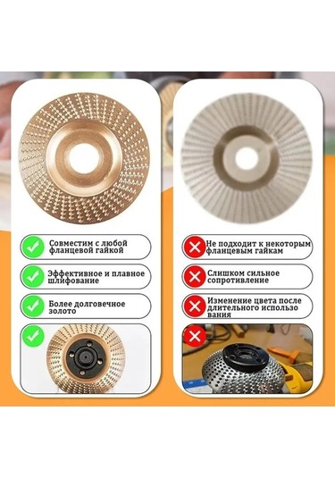 Pazly 3'lü Ahşap Zımpara Disk Seti - 100mm Açılı Taşlama Makinesi Uyumlu Zımpara Seti