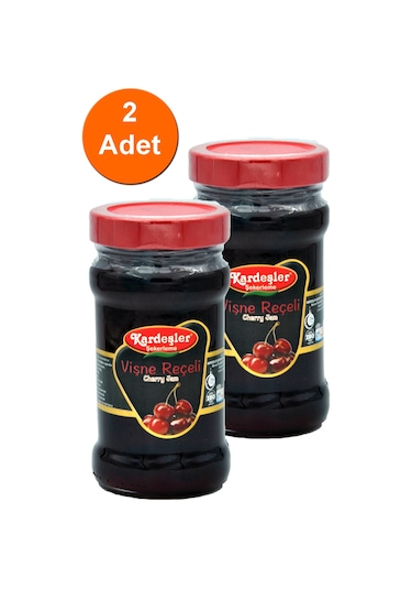 Kardeşler Şekerleme Vişne Reçeli Cam Kavanoz 2 x 380 G