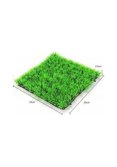 Sones 2 Pcs Simülasyon Çim Alışveriş Merkezi Kapalı Ve Açık Balık Tankı Kaplumbağa T Yeşil Bitki Dekorasyonu, Yapay Bitki 57053900