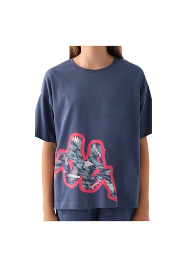 Kappa Kız Çocuk Lacivert T-shirt 341x14w Mavi