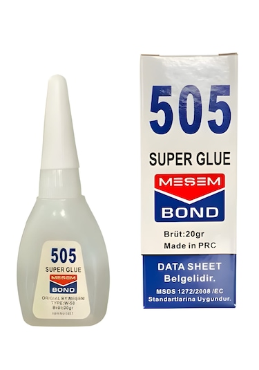 Meşem 505 Super Glue Süper Hızlı Japon Yapıştırıcı 20 Gr 4 Adet