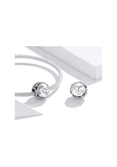 S925 Ayar Gümüş On İki Takımyıldızı Zirkon Boncuk Dıy Bilezik Kolye Aksesuarları, Stil: Boğa Çok Renkli