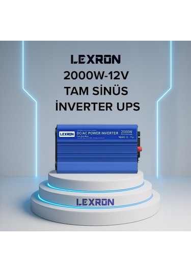 Lexron 2000w 12v 2000 Watt Tam Sinüs İnverter Ups Şarjlı