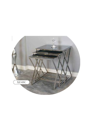 Mim Füme - Gümüş X Zigon Sehpa Füme