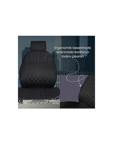 Point Alfa Romeo Gt Sedan Oto Siyah Ön İki Koltuk Minderi 2003-2010