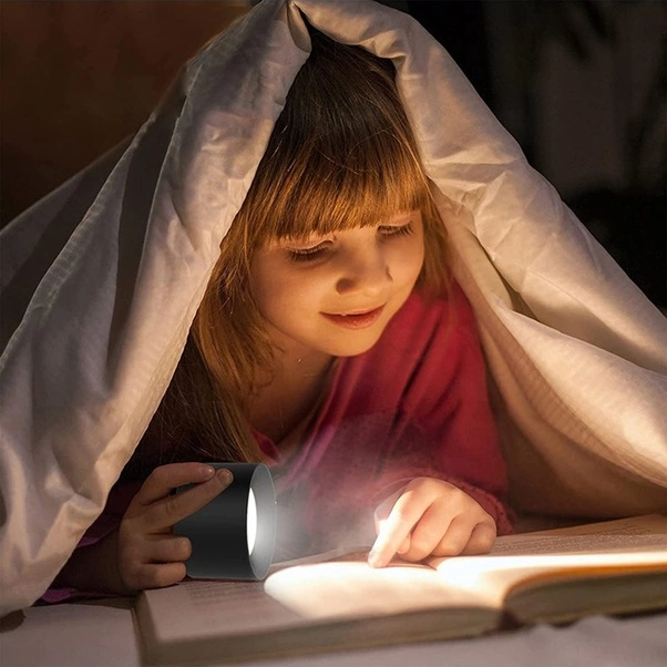 Fortunelane Usb Şarjlı Dokunmatik Led Dolap Lambası, 360 Derece Dön, 3 Renk, Taşınabilir Gece Lambası Siyah Siyah