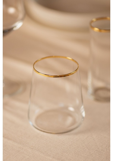 Rakle Avantgarde Gold 6'lı Su Bardağı Seti 420 Cc