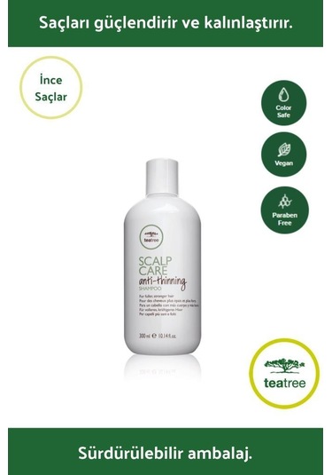Paul Mitchell Tea Tree Scalp Care Thinning Shampoo 300 ML