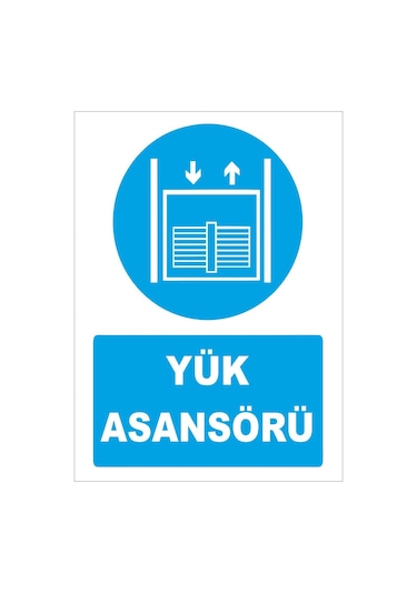Yük Asansörü Levhası