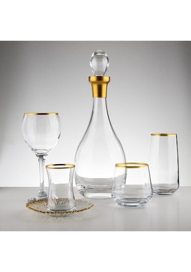 Çeyizci Çarşı Camger 61 Parça 12 Kişilik Sofra Seti Soft Gold 10091.25