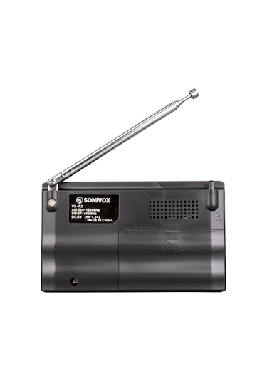 Sonivox VS-R3 Mini FM Radyo Gümüş