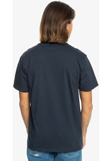 Quiksilver Comp Logo Erkek Tişört Eqyzt07658-17726 Lacivert