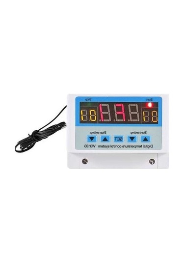 Flybuy 10a Ac110-220v Dijital Sıcaklık Termostat, Akıllı Isıtma/soğutma Sistemi Sensörlü, Kullanışlı Ve Güvenilir Sıcaklık Kontrolü