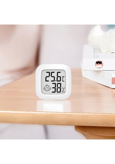 Singree Küçük Ve Pratik Dijital Sıcaklık & Nem Ölçer - Ev & Ofis Kullanımı İçin