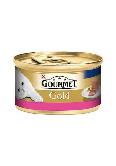 Gourmet Gold Kıyılmış Sığır Etli Konserve Yetişkin Kedi Maması 12 x 85 G