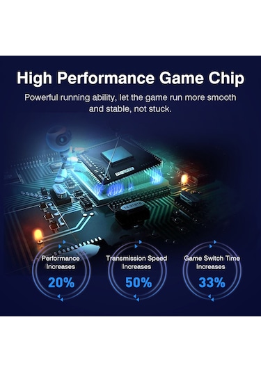 Vkemall 1080p Video Oyun Çubuğu Konsolu Çift 2.4g Kablosuz Kontrol Cihazı Oyun Kumandası