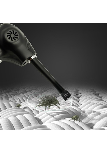 Suntek Elektrikli Mini Akülü Hava Silgi Araç Konsolu Siyah Siyah