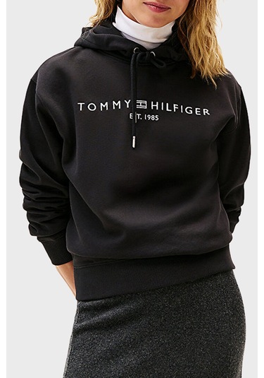 Tommy Hilfiger Bayan Sweat Ww0ww43598 Bds Siyah Siyah Tommy Hilfiger Bayan Sweat Ww0ww43598 Bds Siyah Siyah