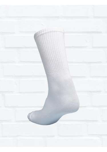 Nakın Çorap Seti Yüksek Beyaz 20 Çift Kutu İçinde 171245279 Beyaz