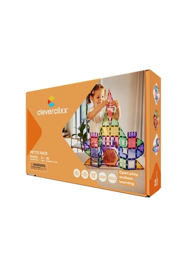 Cleverclixx Petite Manyetik Bloklar, Intense 36 Parça