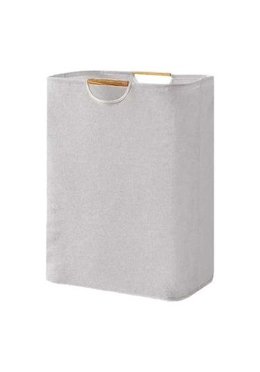 Pazly Suntek Çok Amaçlı Katlanabilir Çamaşır Sepeti, Ev Dolap Banyo Gri Gri