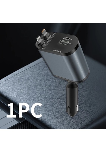 Dashanshop W&o 66w Hızlı Şarj Cihazı Metalik Gri Yıldızlı Gökyüzü Işığı Galaxy S23 S22 İphone 16 15 14 13 Plus Pro Max Android Tablet Usb C