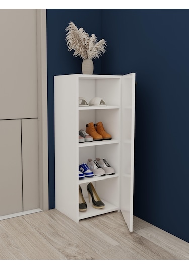 1 Kapaklı Çok Amaçlı Dolap Beyaz