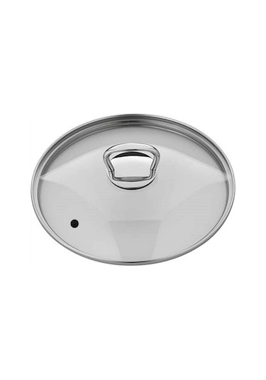 Teflon Granit Döküm Tencere Tava Sahan Için Cam Kapak 32 Cm Cam Kapak Tenceresiz