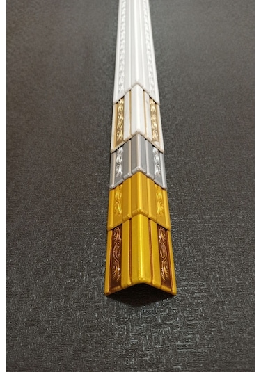 Decogold Yeni 4 100 Cm Köşe Profili Çıtası Gümüş