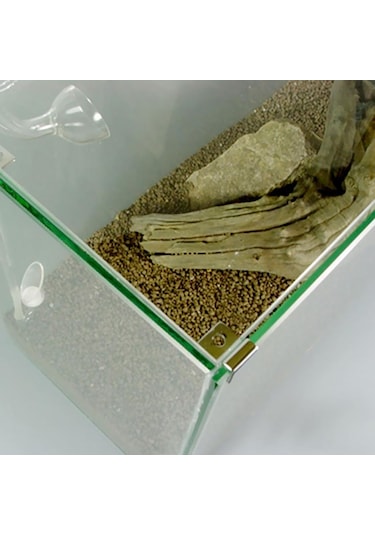 Homyl 4 Adet Paslanmaz Çelik Akvaryum Balık Tankı Cam Kapak