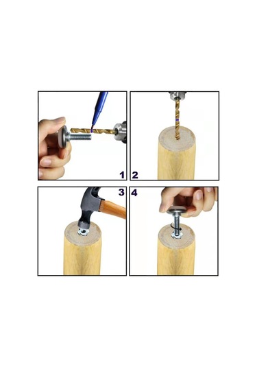 Ayarlanabilir Mobilya Ayakları Ağır Hizmet Tipi, Masa Ayağı Ayarlayıcıları Yüksekliği Ayarlanabilir 4 Parça Starlight Diğer