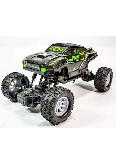 Ethem Oyuncak Rock Crawler Colorful Cool Lights Uzaktan Kumandalı Araba Lh-c026 Yeşil