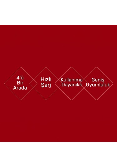 Usams Us-sj317 4in1 2 Lightning 1 Type-c 1 Micro Uçlu 1.2m 2a Örgülü Renkli Şarj Ve Data Kablosu