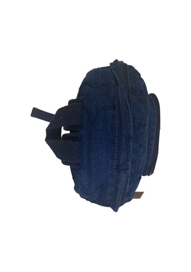 Kaliteli Mini Vintage Salaş Disayn Günlük Sırt Gezi Çantası 19 Cm X 34 Cm Lacivert