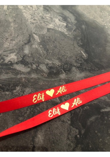 İsimli Söz Nişan Kurdelesi K-