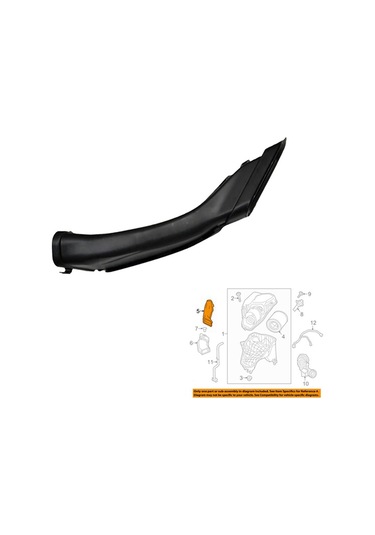 Synodicmonth 13367310 Chevrolet Cruze 2017-2019 İçin Motor Arka Hava Giriş Borusu Otomobil Parçaları