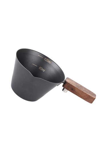 Suntek Paslanmaz Çelik Espresso Kupası 120ml Dökme Siyah