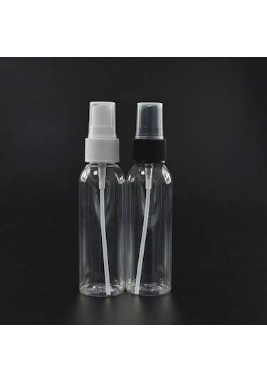 Güvenç Ambalaj 100 ml Sprey Kapaklı Dezenfektan ve Kolonya Boş Şişesi 5 Adet