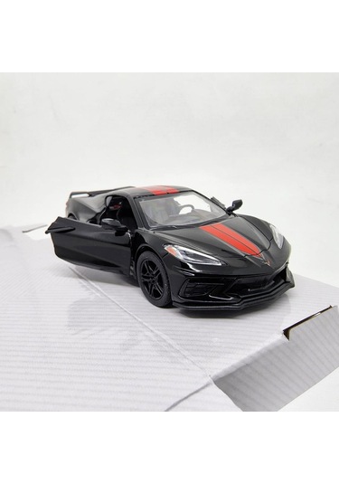 Kinsmart 2021 Corvette Baskıyla - 1/36 Ölçekli Döküm Model