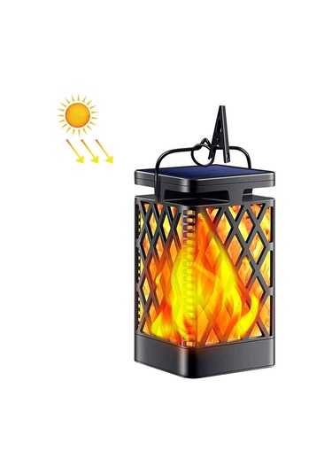 Sones İskelet Elmas Simülasyon Alev Işıkları Açık Hava Güneş Enerjili Led Bahçe Lambası, Güç: 0.6w