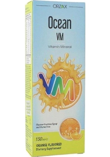 OCEAN VİTAMİN MİNERAL 150ML ŞURUP PORTAKAL